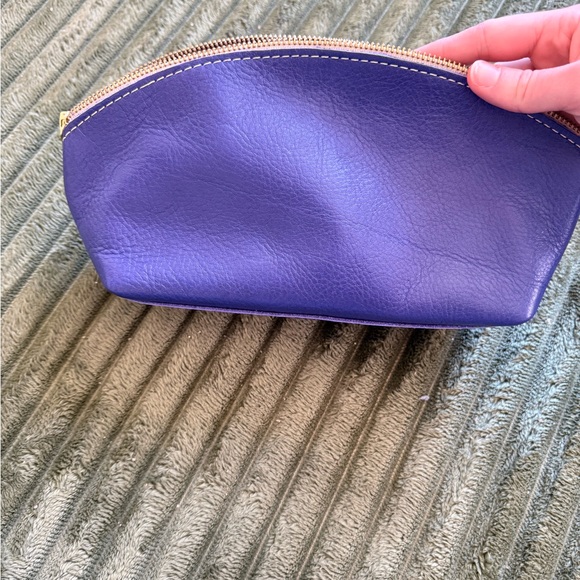 Portland leather goods blue toiletry bag - Picture 3 of 6